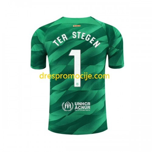 FC Barcelona Ter Stegen 1 Dres Golmanski Domaći 2023/2024 Kratkih Rukava FC Barcelona Ter Stegen 1 Dres Golmanski Domaći 2023/2024 Kratkih Rukava